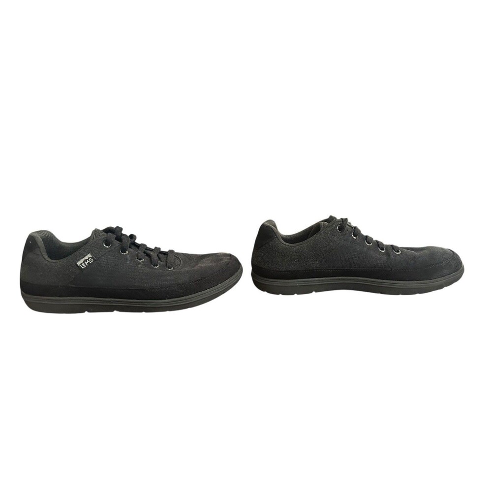 Lems Chillum Blackjack Black Canvas Casual Sneakers Shoes Men 9 Women 10.5